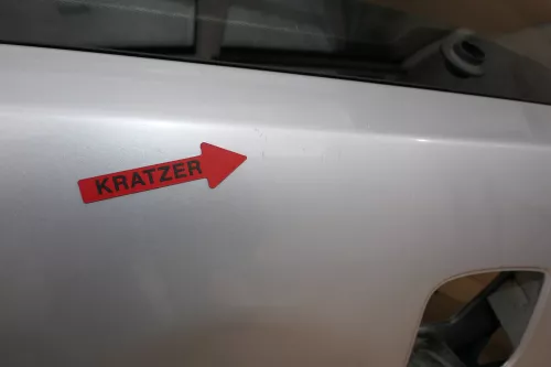 Seat Leon 1M Heckklappe Klappe hinten Kofferraumklappe silber LS7N ohnedenSpoile (116647)