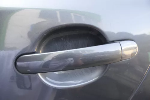 Skoda Octavia 1Z Kombi Tür hinten links silber grau 9153 LF8J  (ohneAnbauteile) (116989)