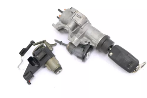 VW Polo 9N 9N3 Schloßsystem Türschloß + 1x Schlüssel Zündschloß Heckschloß hinte