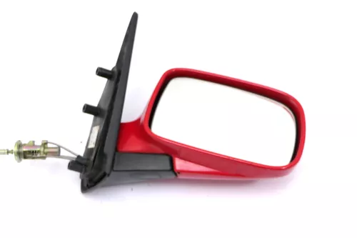 Skoda Felicia 6U mechanischer Spiegel Außenspiegel rechts rot (117058)