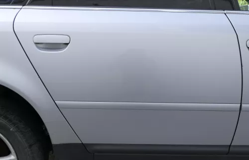 Audi A6 4B C5 Tür Türblatt hinten rechts grau silber LY7M