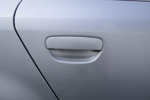 Audi A6 4B C5 Tür Türblatt hinten rechts grau silber LY7M (117131)