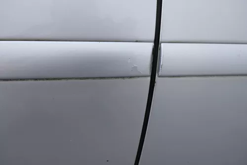 Audi A6 4B C5 Tür Türblatt hinten rechts grau silber LY7M (117131)