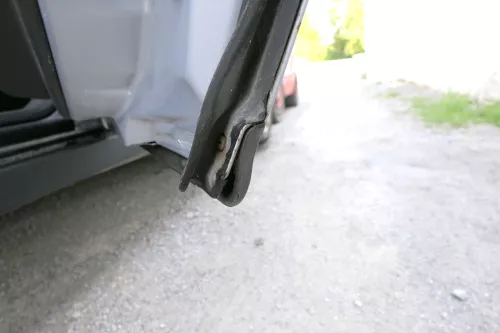 Audi A6 4B C5 Tür Türblatt hinten rechts grau silber LY7M (117131)