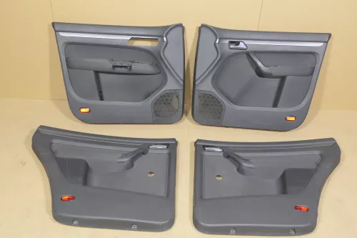 VW Touran 4x Türverkleidung Verkleidung Tür vorne +hinten links anthrazit 117174