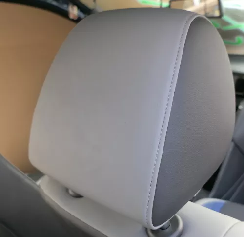 VW Polo 6R Kopfstütze vorne rechts links grau schwarz Kunstleder Leder GT GTI (117367)