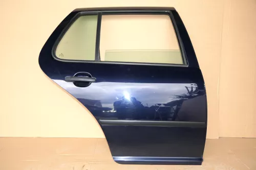 VW Golf 4 Limousine Tür hinten rechts blau LC5H (KEINkombi) Scheibe
