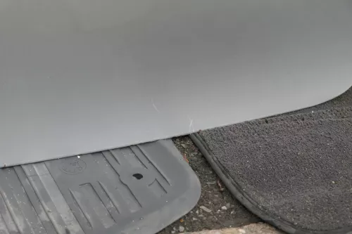 VW Polo 9N Heckklappe Kofferraumklappe Klappe hinten silber LA7W (118108)