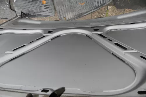 Audi A4 B6 8E Motorhaube Haube Klappe grau LY7Z - mit Grill (118115)