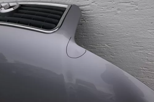 Audi A4 B6 8E Motorhaube Haube Klappe grau LY7Z - mit Grill (118115)