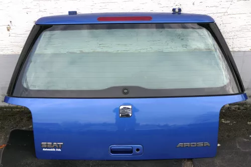 Seat Arosa Heckklappe Klappe hinten Kofferraumklappe blau LW5Y bis ca. Bj. 2000