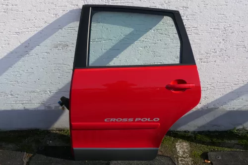 VW Polo 9N 9N3 Cross Tür hinten links rot LP3G 4/5-Türer mit Scheibe