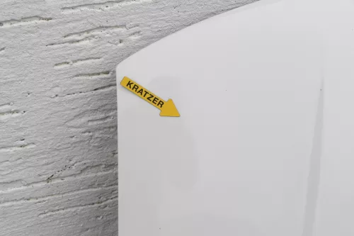 VW Polo 6N Motorhaube Klappe vorn vorne Frontklappe Haube weiß LB9A (118218)