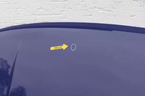 VW Polo 6N Motorhaube Frontklappe Haube vorne Klappe blau LD5D (118222)