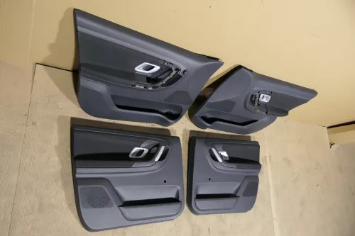 4 x Skoda Fabia 5J Stufenheck Türverkleidung Verkleidung Tür vorne hinten links (118692)