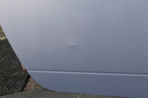 VW Lupo 6E 3L FSI Tür vorne links Fahrertür grau blau LR7U (mechanischer Fenster (118742)