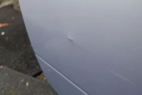 VW Lupo 6E 3L FSI Tür vorne links Fahrertür grau blau LR7U (mechanischer Fenster (118742)