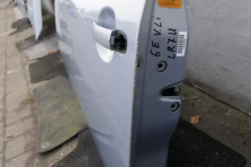 VW Lupo 6E 3L FSI Tür vorne links Fahrertür grau blau LR7U (mechanischer Fenster (118742)