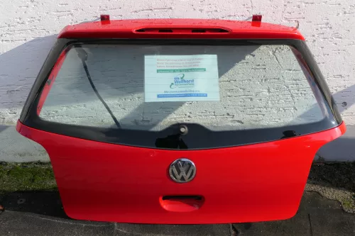 VW Polo 9N Heckklappe Kofferraumklappe Klappe hinten rot LP3G