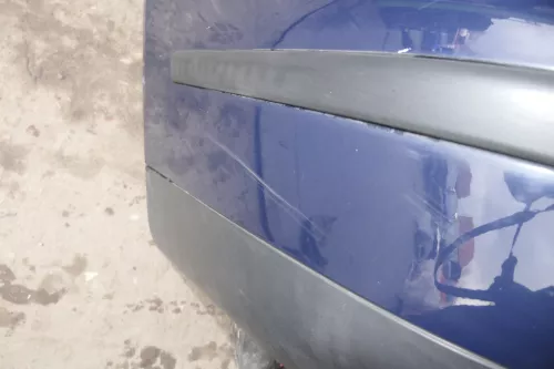 Seat Toledo 1M Stoßstange Heckstoßstange hinten blau LA5G (119737)