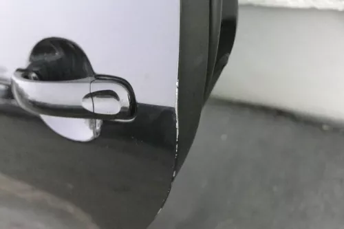 VW Golf 5 Cross Plus 5M1 Tür hinten links schwarz LC9Z (120081)