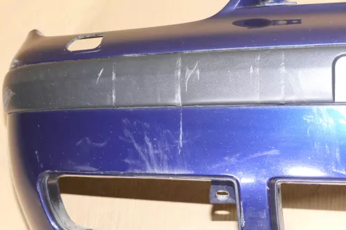 VW Golf 4 Stoßstange vorne Frontstoßstange Stoßfänger vorn blau LB5N SWR (120178)