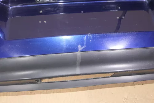 VW Golf 4 Limousine Stoßstange hinten Heckstoßstange Heckstoßfänger blau LB5N (120180)