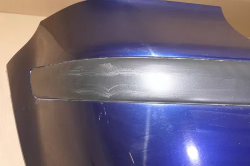 VW Golf 4 Limousine Stoßstange hinten Heckstoßstange Heckstoßfänger blau LB5N (120180)