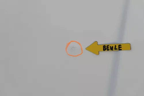 VW Polo 6N Motorhaube Frontklappe Haube vorne Klappe weiß LB9A (120301)