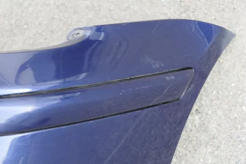 VW Polo 6N2 Stoßstange vorne Frontstoßstange Stoßfänger blau LB5N mit Grill (120366)