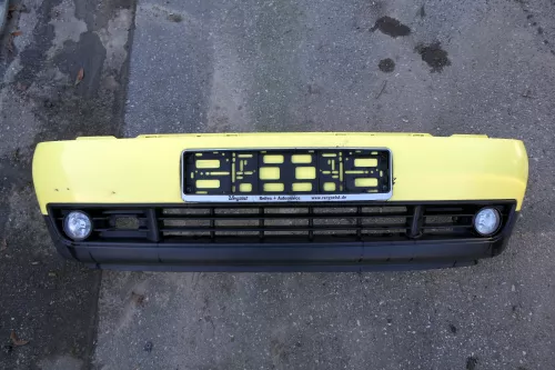 VW Lupo Stoßstange vorne Frontstoßstange Stoßfänger gelb LD1B Nebelscheinwerfer