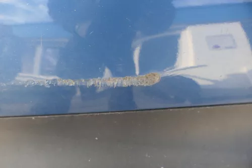 Audi A3 8L Stoßstange Heckstoßstange hinten blau LZ5W (120376)