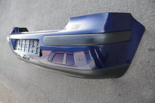 VW Golf 4 Limousine Stoßstange hinten Heckstoßstange Stoßfänger blau LB5N xxxx (120402)