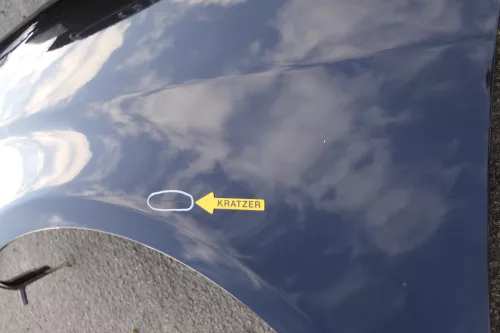 VW Touran 1T Kotflügel vorne links schwarz LC9Z 1T0821021A ca.2003-2006 metallic (120413)