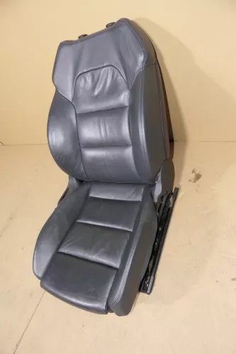 Aud A6 4F C6 Avant Kombi Sitz Beifahrersitz vorne rechts schwarz Leder elektr (120418)