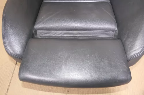 Aud A6 4F C6 Avant Kombi Sitz Beifahrersitz vorne rechts schwarz Leder elektr (120418)