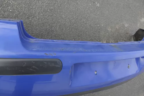 VW Golf 4 Limousine Stoßstange hinten Heckstoßstange Stoßfänger blau LW5Z jazzb (120760)