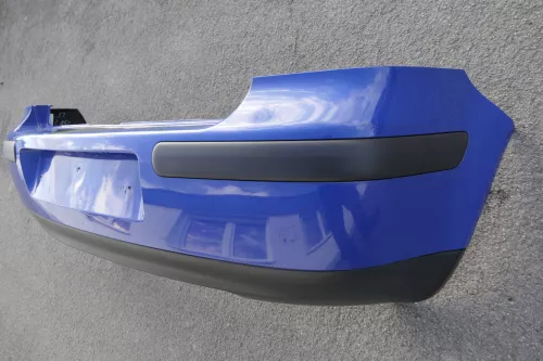 VW Golf 4 Limousine Stoßstange hinten Heckstoßstange Stoßfänger blau LA5C (120769)