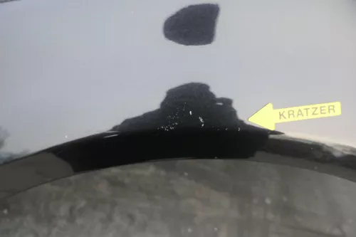 VW Passat 3B Kotflügel vorne links schwarz LC9Z metallic DELLE (120821)