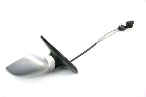 VW Golf 4 Bora manueller Spiegel vorne rechts Außenspiegel Ohne Glas Silber LB7Z (121088)