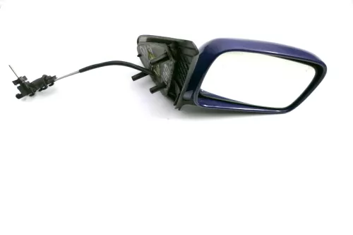 VW Polo 6N manueller manuell Spiegel Außenspiegel rechts Blau LD5D