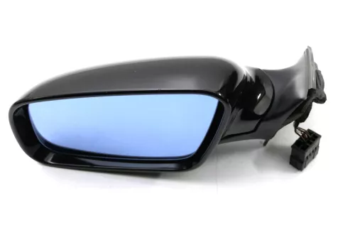 Audi A4 B5 Spiegel Außenspiegel links elektrisch schwarz LY9B ab 1999 Facelift