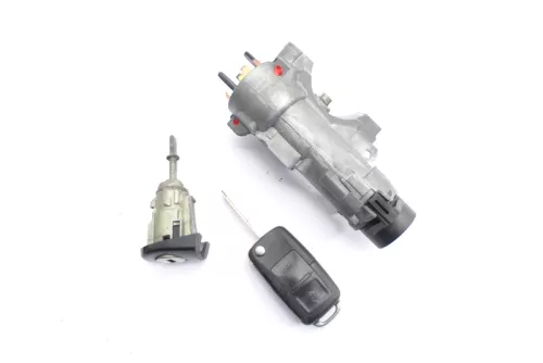 VW Golf 4 Bora Zündschloß + 1x Türschloß links mit 1x Schlüssel Funkschlüssel