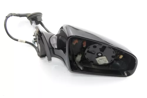 Audi A6 4F C6 Spiegel Außenspiegel rechts elektrisch anklappbar schwarz LZ9Y Umf