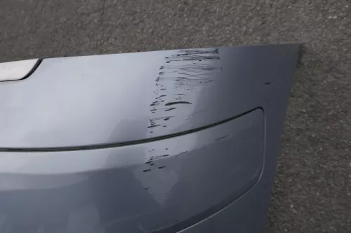 Audi A2 8Z Stoßstange hinten Heckstoßstange blau türkis LY7R (121960)