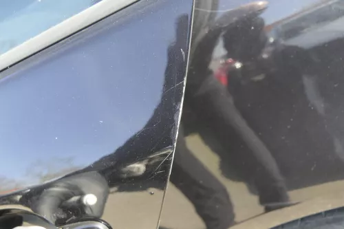 VW Golf 5 V 1K Tür Türrahmen hinten links 4/5-Türer schwarz LC9Z met mit Scheibe (122565)