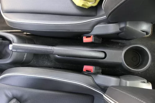 VW Up Mii Handbremse Feststellbremse Handbremshebel schwarz Leder schwarz