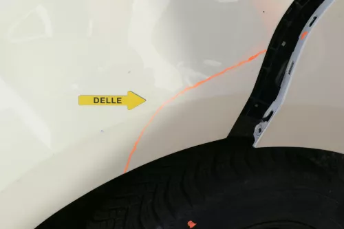 VW Sharan 7N Kotflügel rechts vorne gelb elfenbein Taxi L115 (122603)