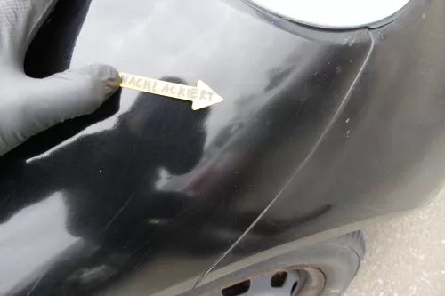 VW New Beetle 9C Kotflügel vorne rechts schwarz L041 1C0821104H (122621)