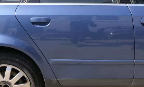 Audi A4 B6 8E nur Türblatt Tür hinten rechts blau LZ5W Kombi+Limo